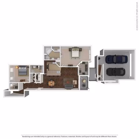 Kalinda - with attached garages 4101 floor plan